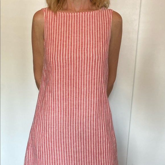 Red and White Stripe Sundress - Picture 5 of 6